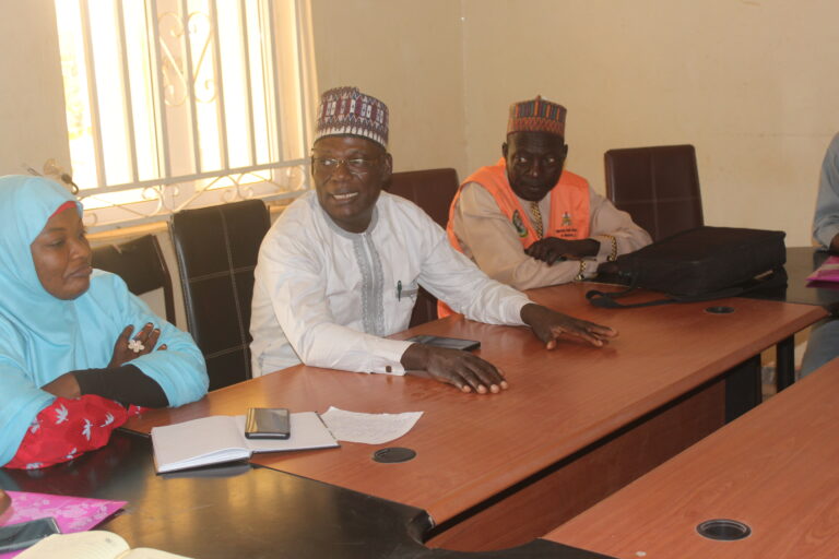 OUR E.D MR. ANDY BAKO @ AN ASSEESEMENT WITH LGA STAKEHOLDERS